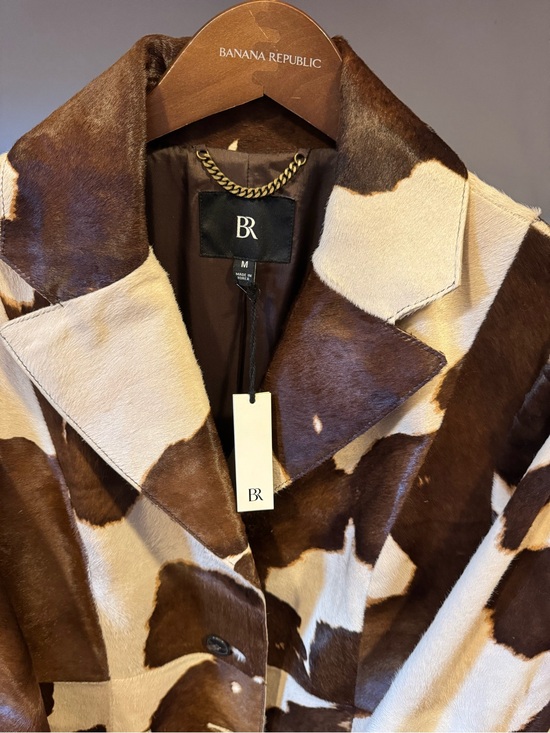 Banana Republic Jackets & Blazers - MARYAM HAIRCALF LEATHER COAT

Brand NEW! Never worn!